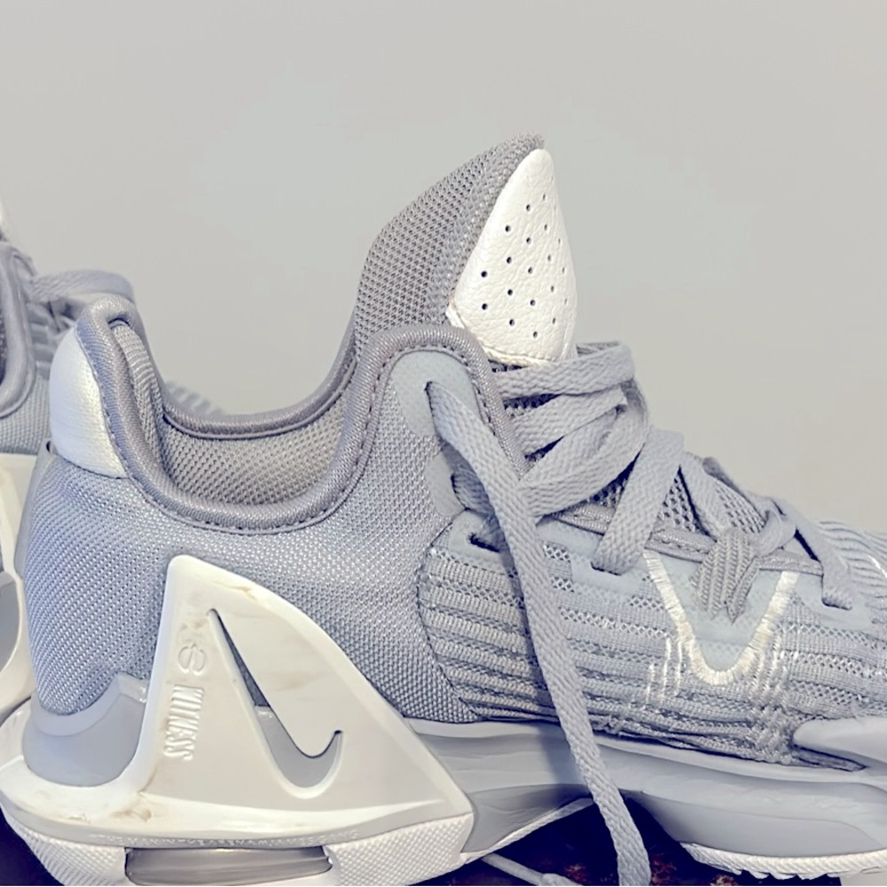 Perfection gray and white Labron James shoes pass as new women’s size 8